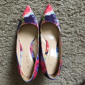 M. Gemi Floral Stiletto Heels IT 38.5